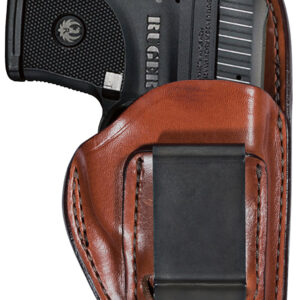 Bianchi 25308 100 Professional  IWB Size 06 Tan Leather Belt Clip Fits Ruger LCP/Taurus Spectrum/Kahr P Right Hand