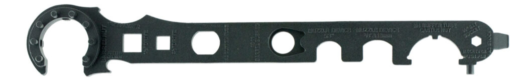 NcStar TARW2 Armorer's Barrel Wrench Gen2 Black Steel AR15/M4/M16, 12.90"