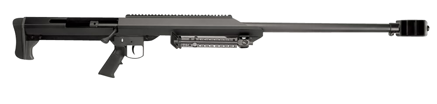 Barrett 13303 M99 416 Barrett 1rd 32" Heavy Barrel, Black Cerakote Aluminum Receiver, Fixed Synthetic Stock w/Sorbothane Recoil Pad, Match Trigger, Manual Safety, Optics Ready