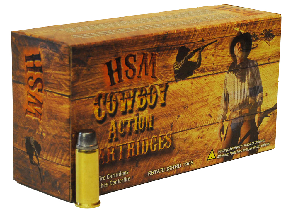 HSM 385N Cowboy Action  38 Special 158 gr Round Nose Flat Point 50 Per Box/ 10 Case