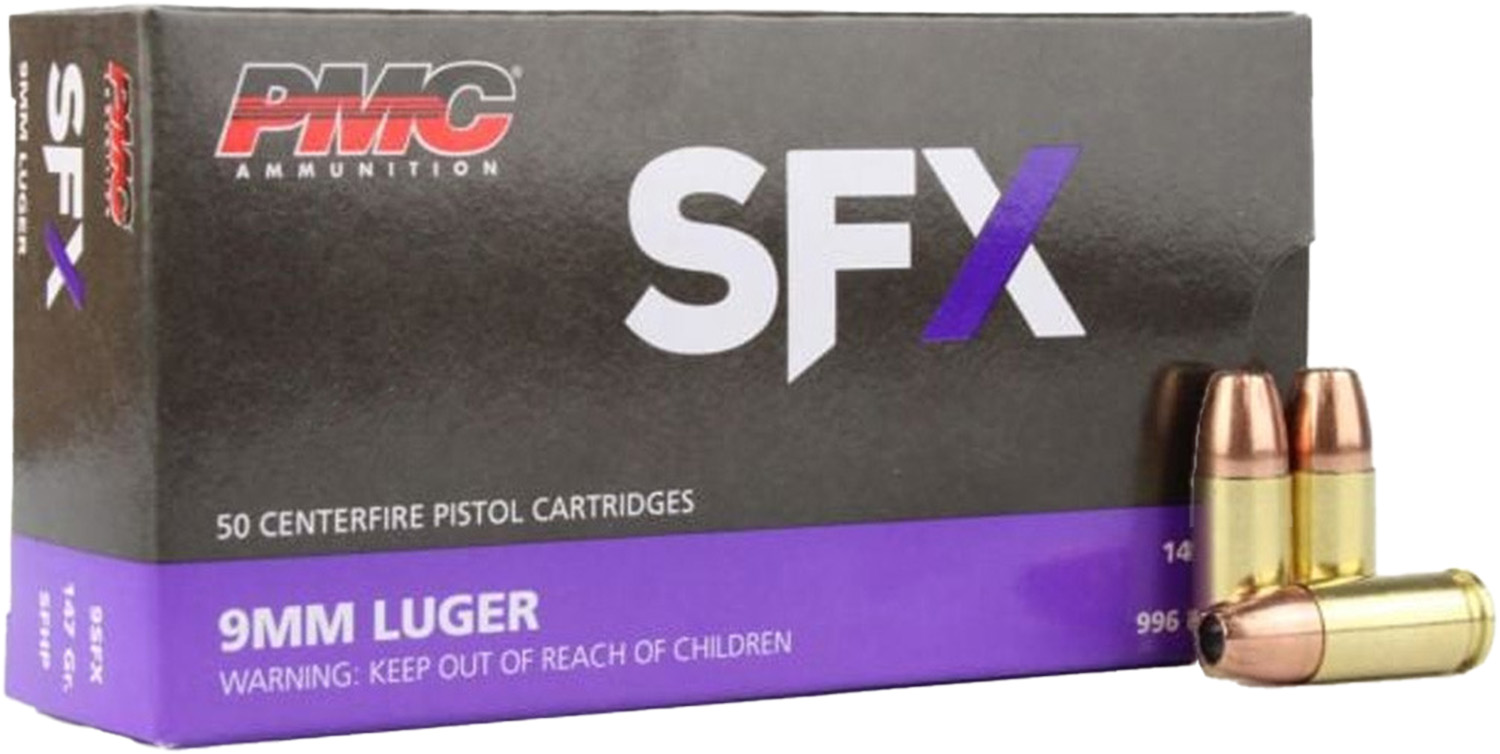 PMC 9MM 147GR SFX HP 50RD