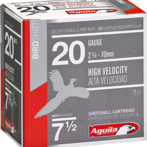 AGUILA SHOTSHELL 20GA 2.75" - 1OZ #7.5 250RD CASE LOT !
