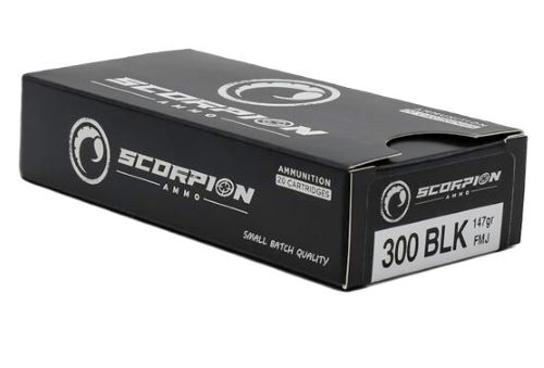 SCORPION 300 BLACKOUT - 147GR FMJ 20RD 20BX/CS