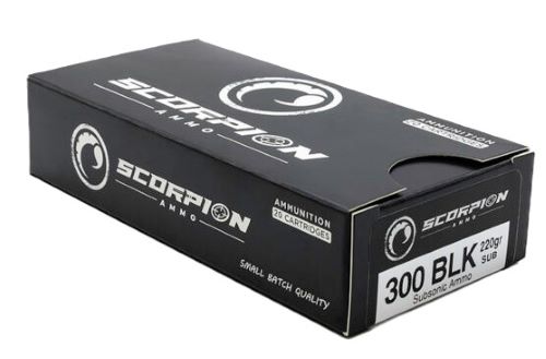 SCORPION 300 BLACKOUT 220GR - SUBSONIC 20RD 20BX/CS