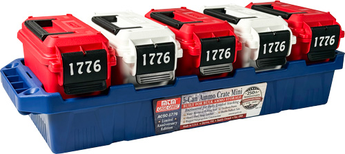 MTM 5 MINI AMMO CANS WITH - CUSTOM TRAY AMERICA 250 EDTN