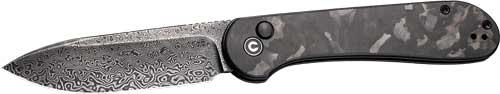 CIVIVI KNIFE ELEMENTUM 3.47" - MARBLE CARBON FIBER/BLK STNWS