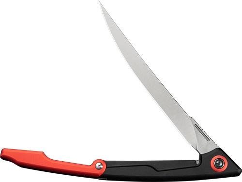 CIVIVI KNIFE SHAWKA 5.81" - BLACK RED FOLDING FILLET KNIF