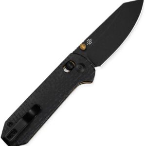 CIVIVI KNIFE YONDER 2.88" - BLACK BURLAP BLACK STONEWASH