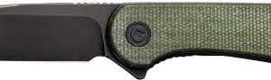 CIVIVI KNIFE ELEMENTUM 2.96" - GREEN MICARTA/BLACK D2 LNRLCK