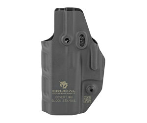 CRUCIAL IWB FOR GLOCK 43/43X AMBI BK