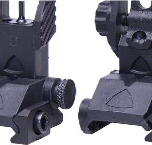 GUNTEC AR-15 EZ SIGHTS POLY - BACK UP THIN IRON SIGHT SET