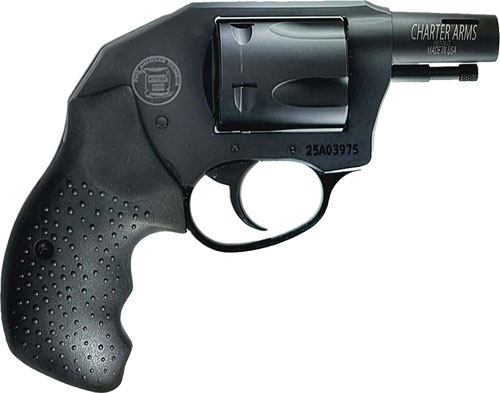 CHARTER ARMS BOOMER 2" 9MM - 5-SHOT RUBBER GRIPS BLACK