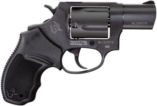 TAURUS 605 357MAG 2" FS - 5-SHOT BLACK OXIDE RUBBER GRP - Image 2