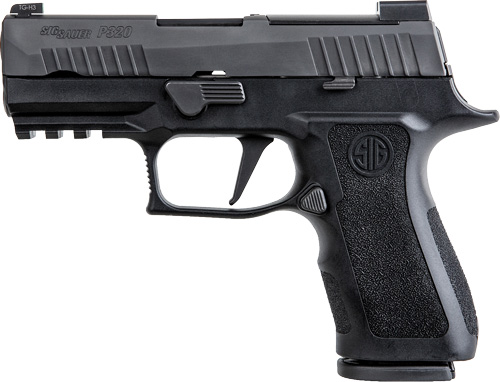 SIG P320X COMPACT 9MM 3.6" - XRAY3 (2)15RD X-GRIP/BLACK
