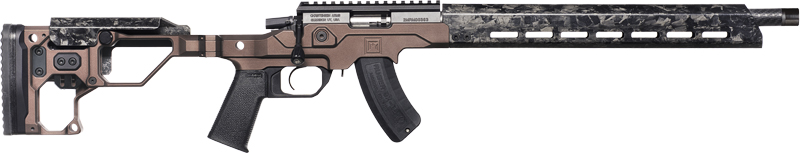 CHRISTENSEN MPR RIMFRE 17HMR - 16" CF/CHASSIS BROWN ADJ FLDG