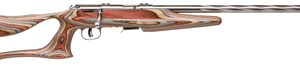 SAVAGE 93-BSEV 22WMR 21" HB - FLUTED ACU-TGR SS/BRN LAM EVO