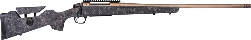 CVA CASCADE LR HUNTER 6.5PRC - 24" RAIL BRNZ/BLACK W/BRNZ WEB