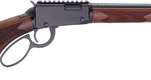 HENRY H1 SPORTER LEVER RIFLE - 22WMR 18.5" BLUED WALNUT