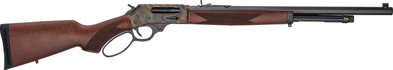 HENRY H10 CASE HARDENED SIDE - GATE 45-70 22" OCT. WALNUT LL