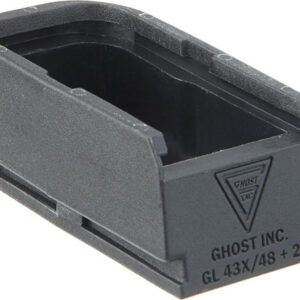 GHOST MOAB MAG EXTENSION FOR - GLOCK 43X48 PLUS 2 RNDS BLACK