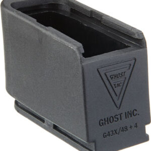 GHOST MOAB MAG EXTENSION FOR - GLOCK 43X48 PLUS 4 RNDS BLACK