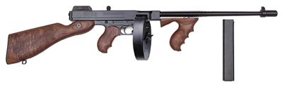 THOMPSON 1927A1 45ACP CARBINE - 100RD DRUM & 20RD STICK MAG