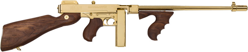 THOMPSON 1927A1 45ACP CARBINE - TITANIUM GOLD W/50RD & 20RD