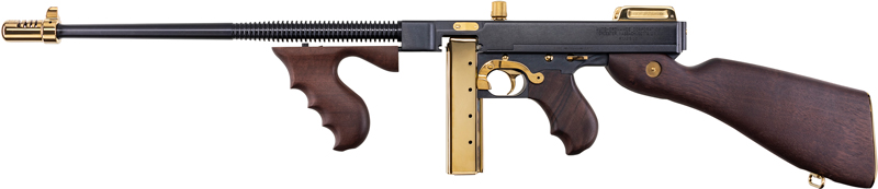 THOMPSON 1927A1 45ACP CARBINE - 18" 20RD TITANIUM GOLD - Image 2