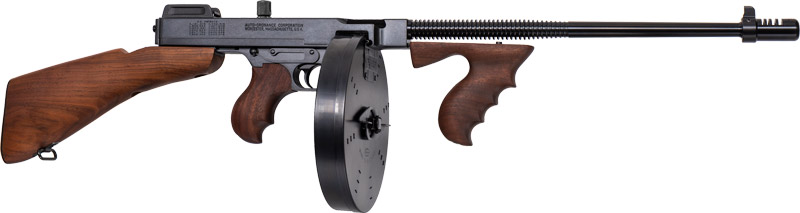 THOMPSON 1927A1 45ACP DELUXE - CARBINE WOOD W/100RD & 20RD