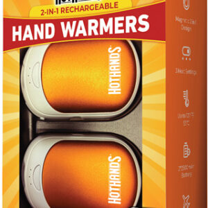 HOTHANDS 2-IN-1 RECHARGEABLE - HAND WARMERS 2 WARMERS 10 HOUR
