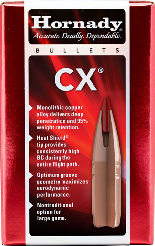 HORNADY BULLETS 22CAL .224 - 50GR CX 50CT  !!!!!