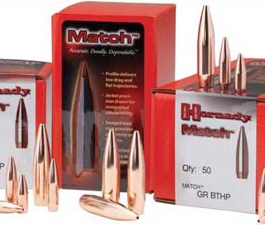 HORNADY BULLETS 6.5MM .264 - 123GR BTHP MATCH 100CT 25BX/CS