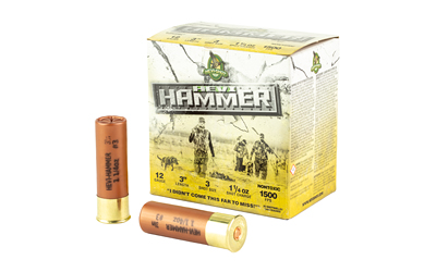 HEVI HAMMER 12GA 3" #3 25/250