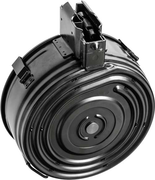 KCI USA INC MAGAZINE AK-47 - 7.62X39 75RD BLACK STEEL - Image 2