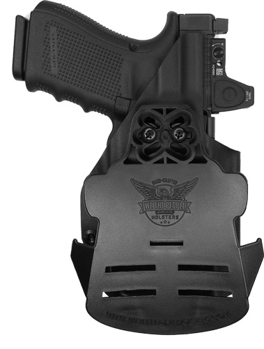 WE THE PEOPLE HOLSTER OWB RH - FOR GLOCK 19/19X MOS OPTIC BLK