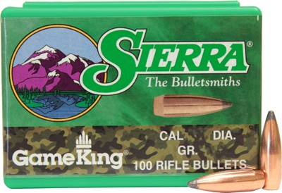 SIERRA BULLETS .22 CAL .224 - 55GR SP-BT 100CT