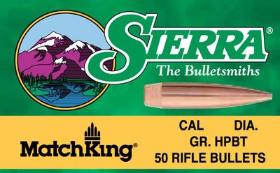 SIERRA BULLETS .25CAL .257 - 100GR HP-BT MATCH 100CT