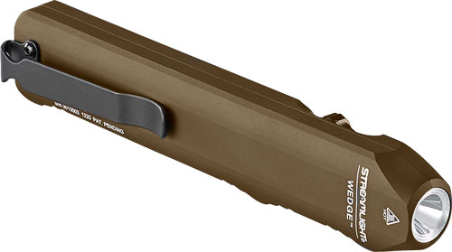 STREAMLIGHT WEDGE CARRY LIGHT - WHITE EDC COYOTE W/POCKET CLIP