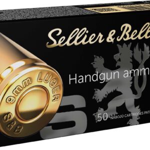 S&B 9MM 124GR JHP 50RD
