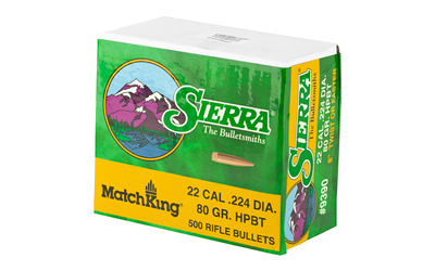 SIERRA MATCHKING .224 80GR 500CT - Image 3