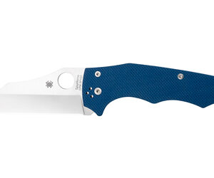 SPYDERCO YOJUMBO 3.98" BLU/SLV PLAIN