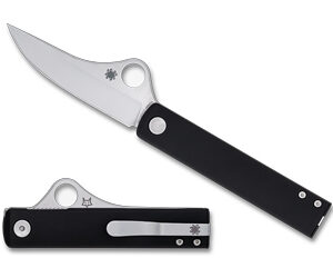 SPYDERCO ESSENZA ALUM 3.19" BLACK