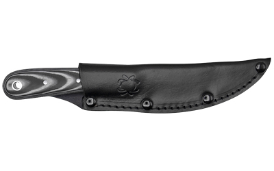SPYDERCO BOW RVR G-10 BLK/WTE W/STH - Image 2