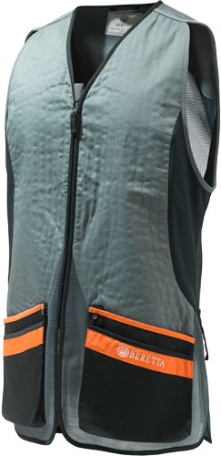 BERETTA MEN'S S.PIGEON VEST - LARGE GREY/ORANGE