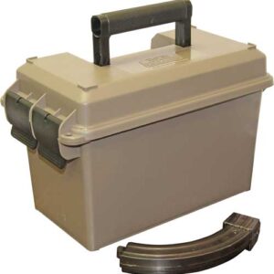 MTM 10/22 EXTENDED MAG CAN - DARK EARTH HOLDS 12 10/22 MAGS