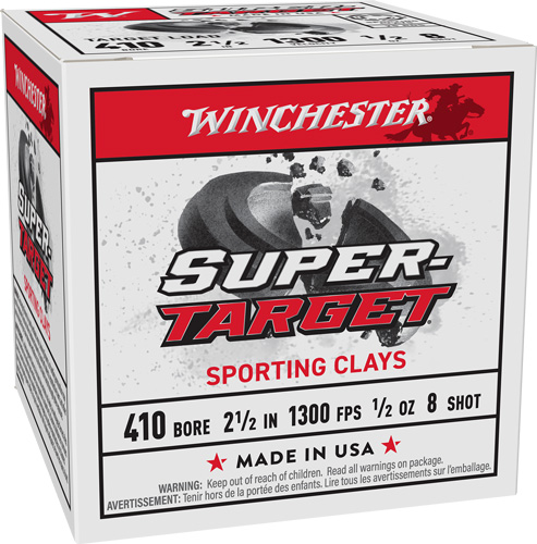 WINCHESTER TARGET 410 2-1/2" - 1/2OZ #8 250RD CASE