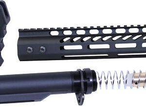 GUNTEC AR15 9" PISTOL BRACE - BUILD KIT & BUFFER TUBE BLACK