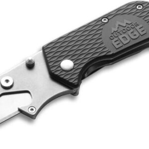 OUTDOOR EDGE UTILIPRO FOLDING - UTILITY KNIFE AND TOOL BLACK