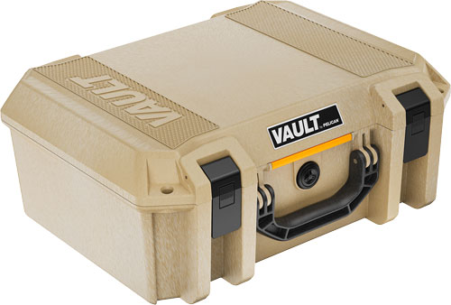PELICAN VAULT V300 LARGE- - 5 PISTOL CSE PRE CUT FOAM TAN - Image 2