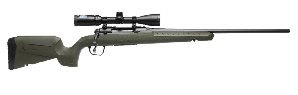 SAVAGE ARMS AXIS 2 CPT 7MM08 BL/GRN PKG  #